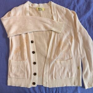 Duvin Palm Tree Cardigan - L